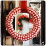 peppermint wreath
