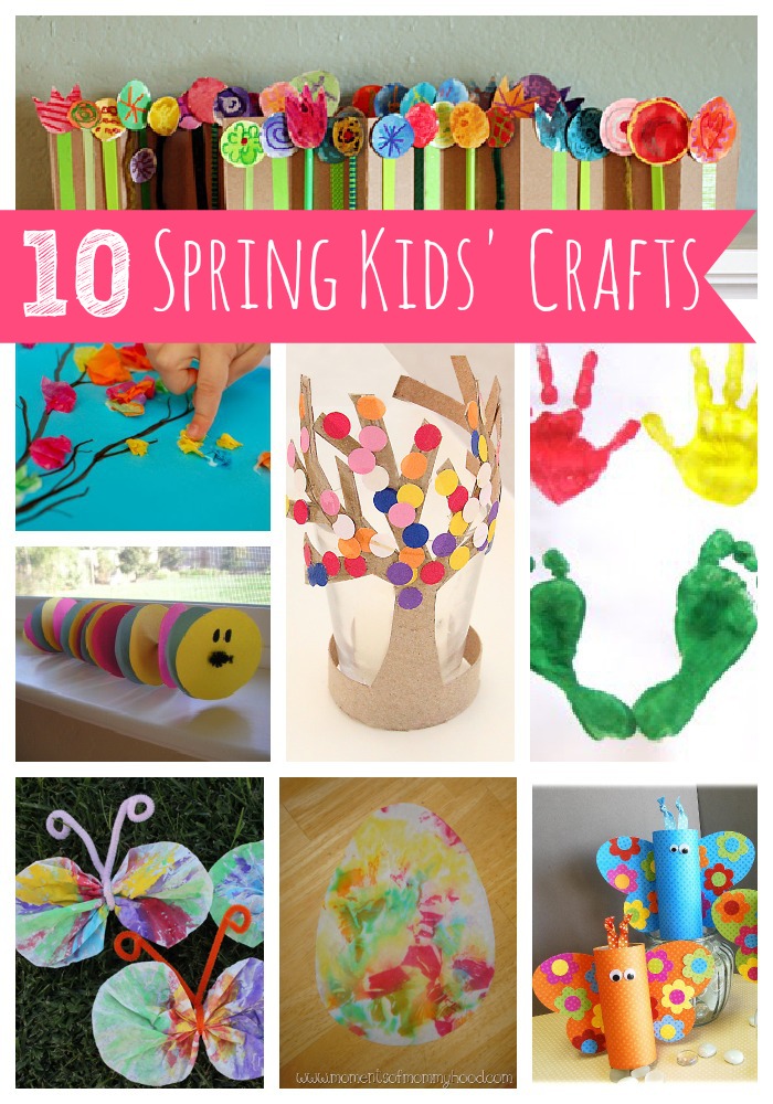 30 Ideas for Easy Spring Crafts for toddlers Home, Family, Style and