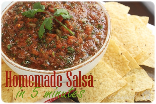Homemade Salsa In 5 Minutes | MyBlessedLife.net