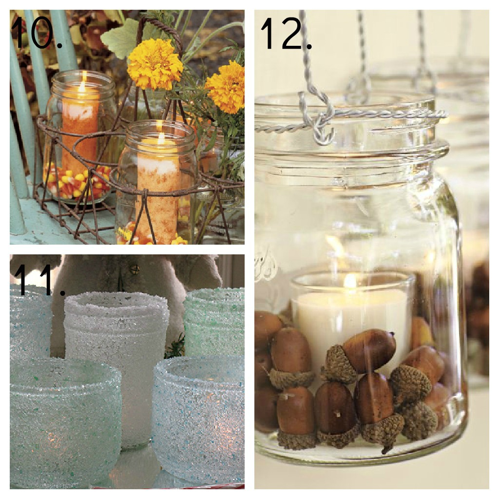 23 Mason Jar Ideas, Mason Jar Decor, Mason Jar Candles, Centerpieces