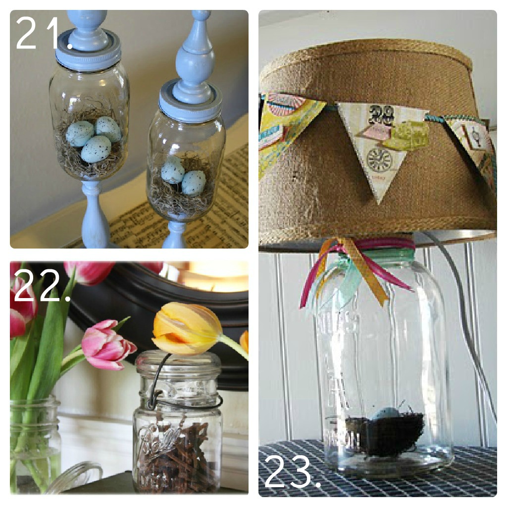 23 Mason Jar Ideas, Mason Jar Decor, Mason Jar Candles, Centerpieces