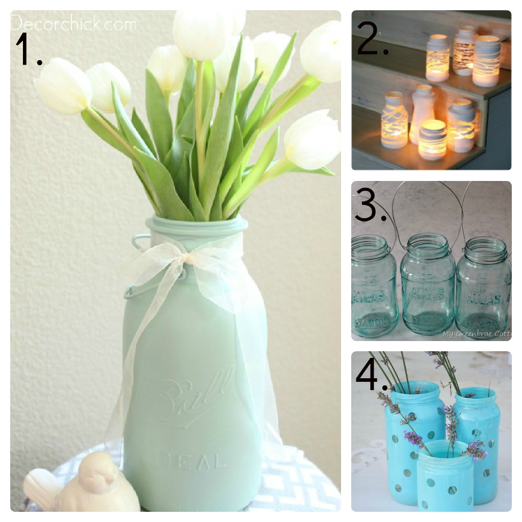 23 Mason Jar Ideas, Mason Jar Decor, Mason Jar Candles, Centerpieces