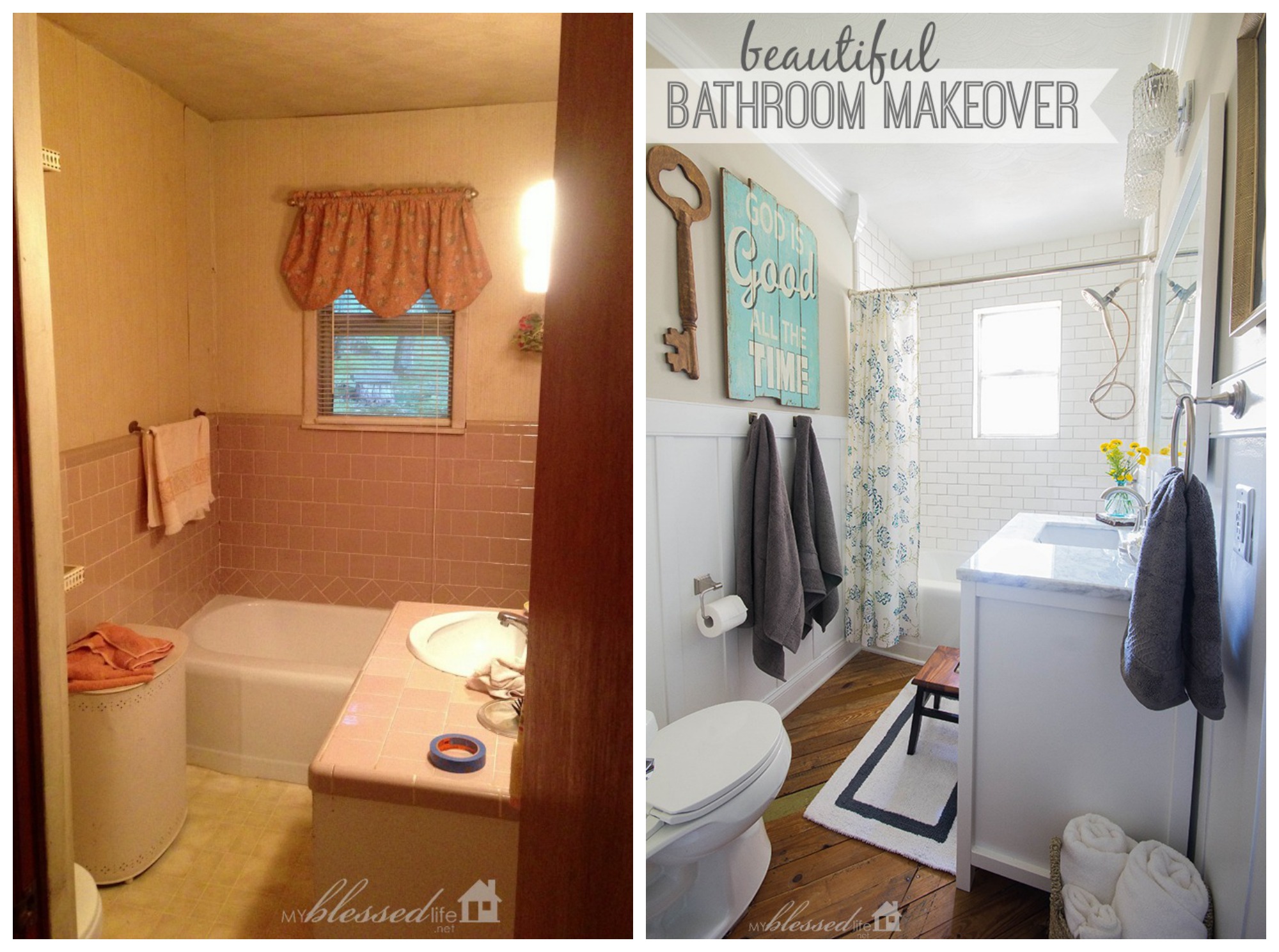 Beautiful Cottage-Style Bathroom Makeover | My Blessed Life™