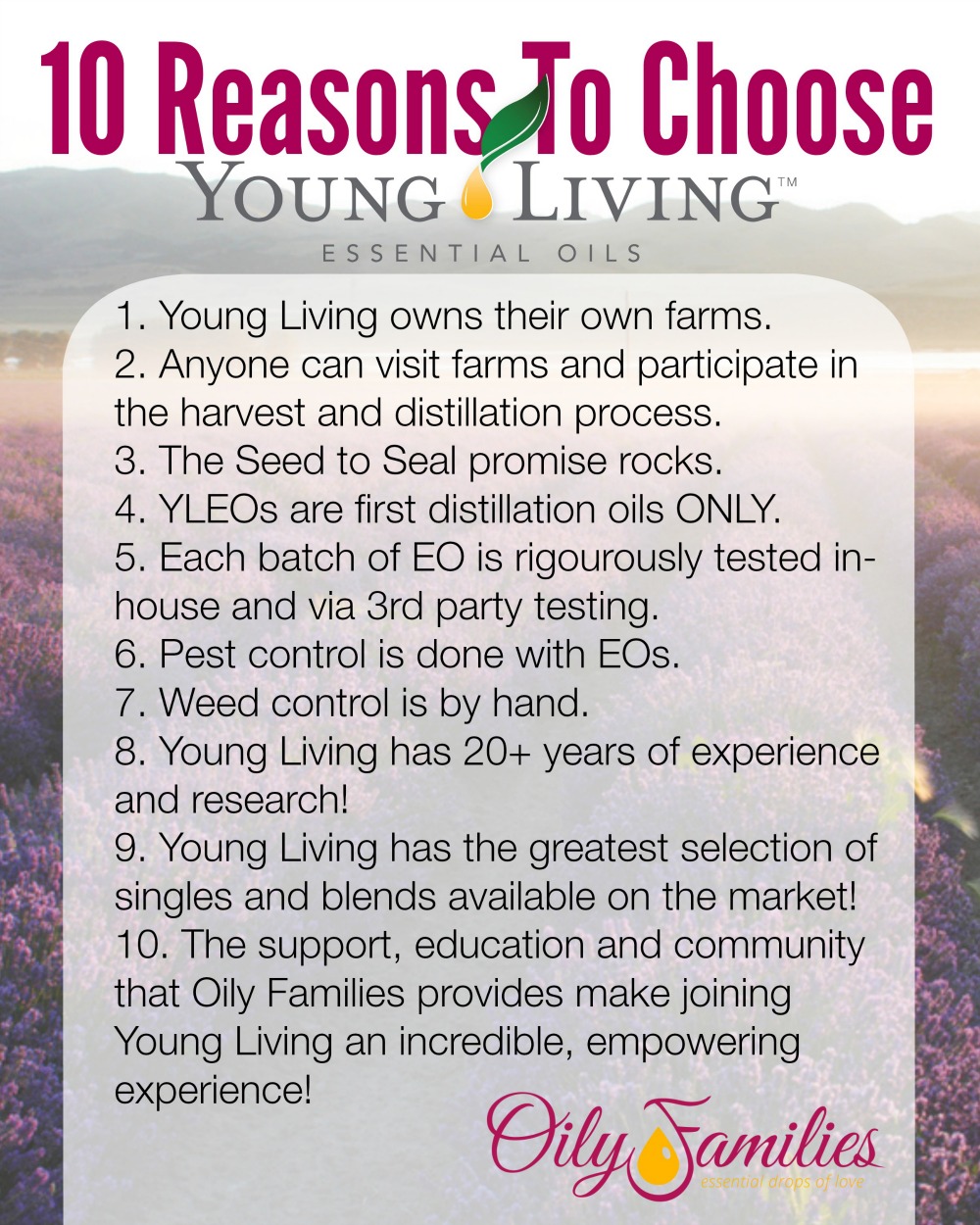 Young Living Essential Oils Just Work!