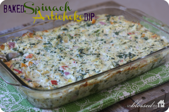 Baked Spinach Artichoke Dip