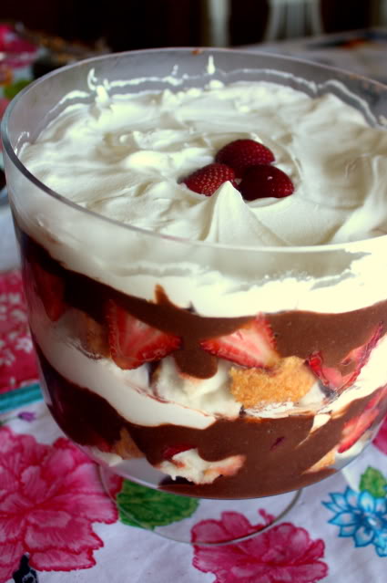 Chocolate – Strawberry Trifle