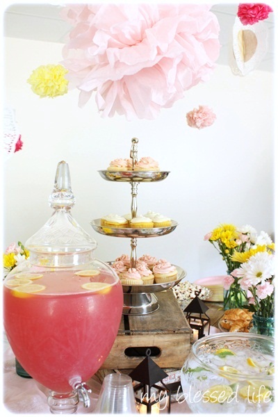 Pink lemonade themed sales baby shower