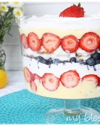 easy patriotic trifle