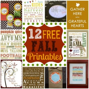 12 Free Fall Printables - My Blessed Life™