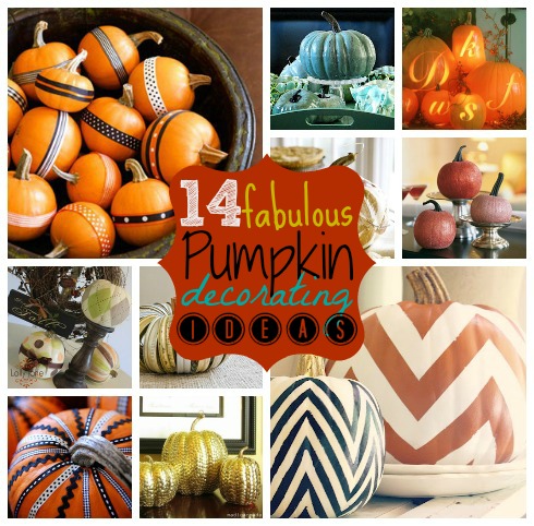 14 Pumpkin Decorating Ideas