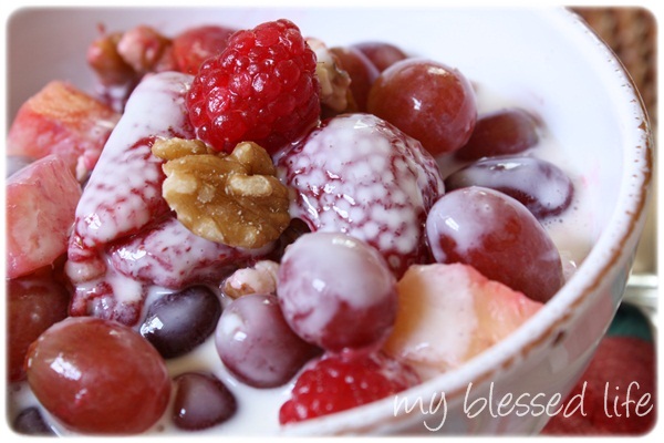 Honey-Yogurt Fruit Salad Dressing
