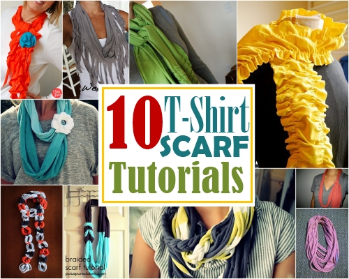 t shirt scarf tutorials
