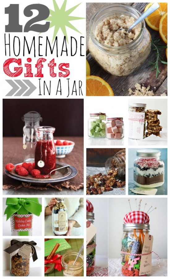 12 Homemade Gifts In A Jar