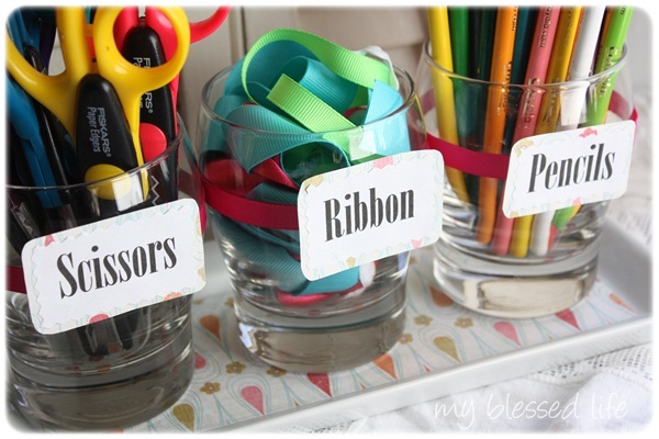 Frugal Personalized Organizer {DIY Project}