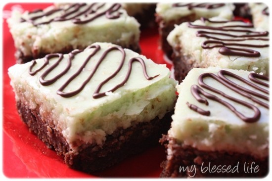 Mint Chocolate Chip Brownies