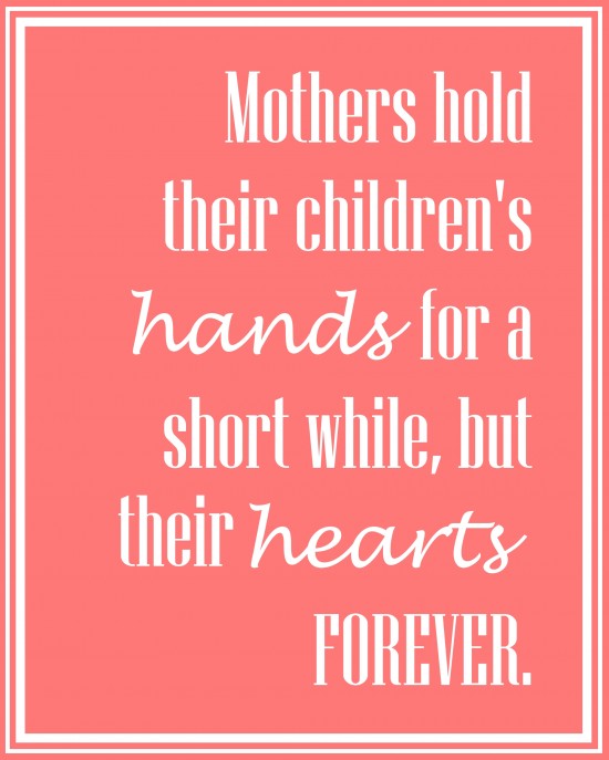 mothers forever printable