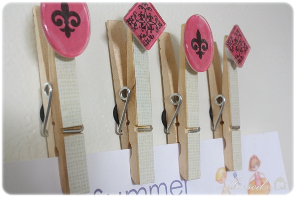 Clothespin Magnets {Easy Craft}