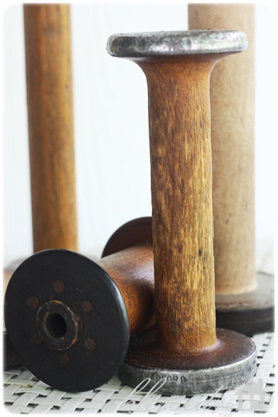 Vintage Wood Textile Spools My Blessed Life   Vintage Spools 4 