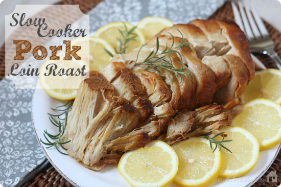 slow cooker pork loin