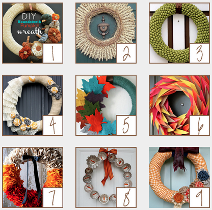 9 Unique Fall Wreaths