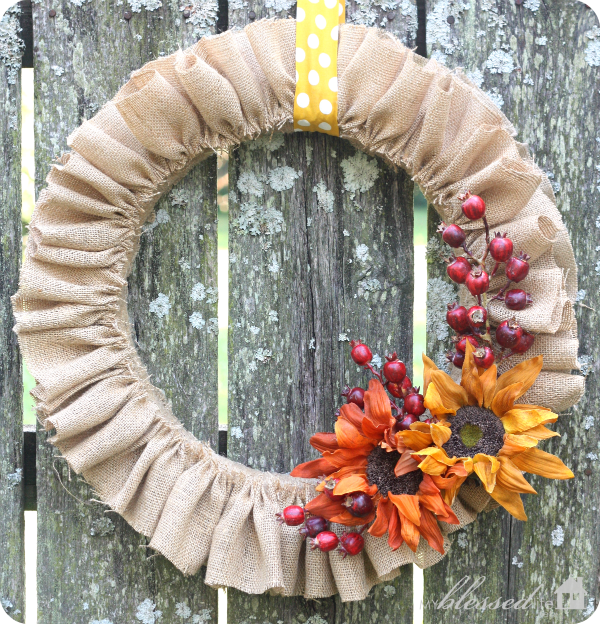 DIY Easy Fall Wreath