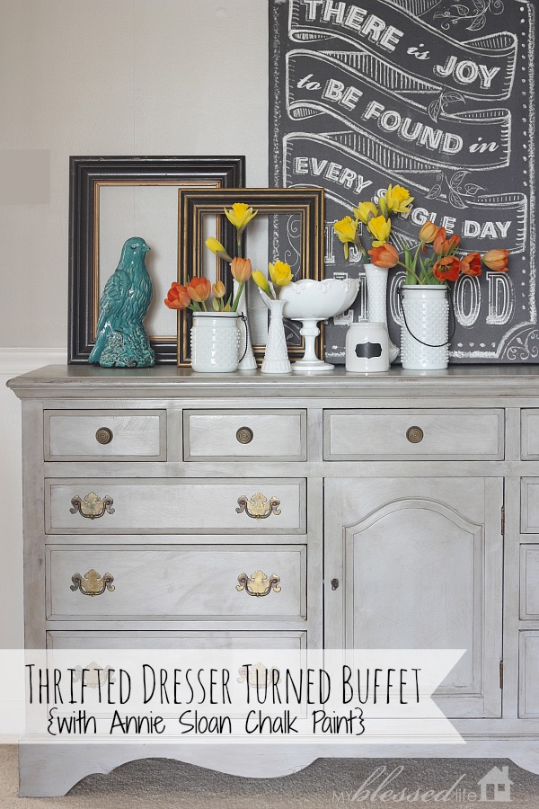 Buffet Makeover with Chalk Paint - Scavenger Chic