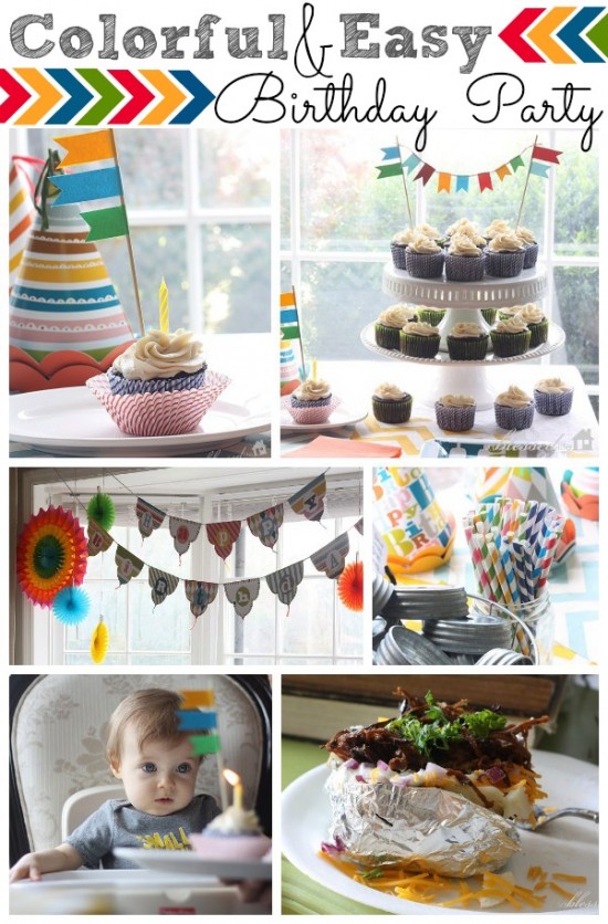 Colorful And Easy Birthday Party | MyBlessedLife.net