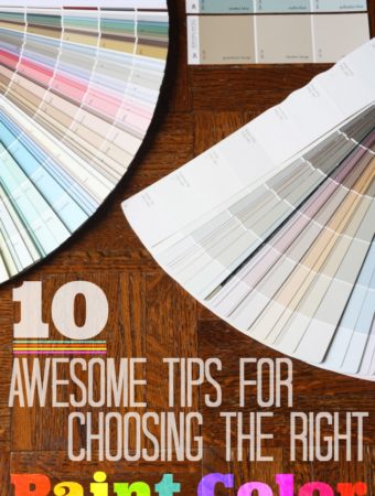 10 Awesome Tips For Choosing The RIght Paint Color | MyBlessedLife.net