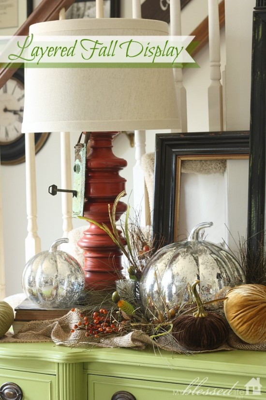 Simple Layered Fall Display | MyBlessedLife.net