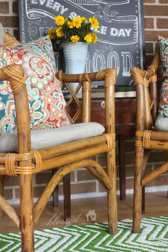 Beautiful $1 Bamboo Chairs | MyBlessedLife.net