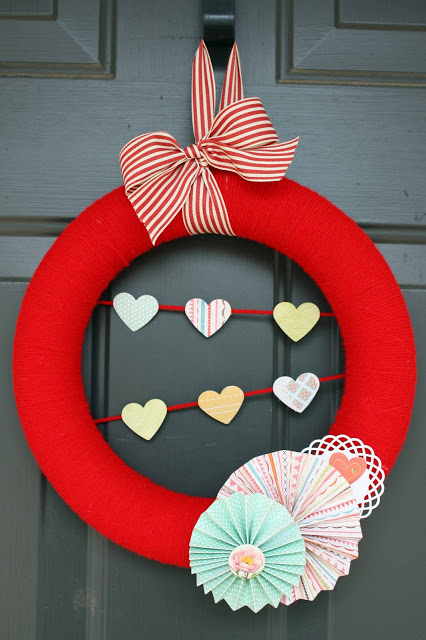 20 Fabulous Valentine's Day Wreaths | MyBlessedLife.net
