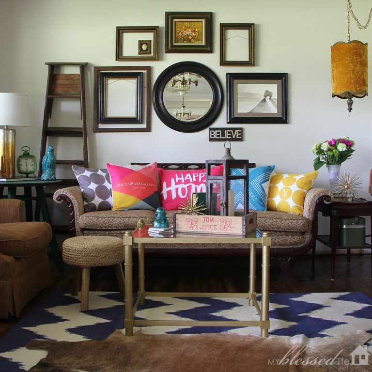 Accessorize Your Living Room With Color!  {$100 Tiny Prints Giveaway}