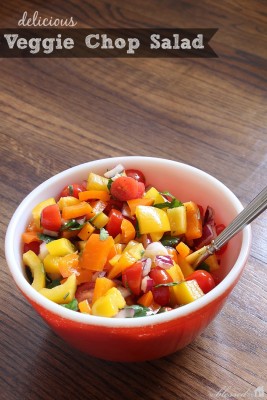 Veggie Chop Salad | Paleo Friendly - My Blessed Life™