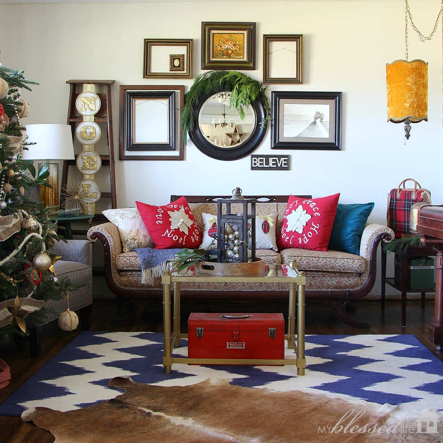 Christmas Living Room 2015 | MyBlessedLife.net