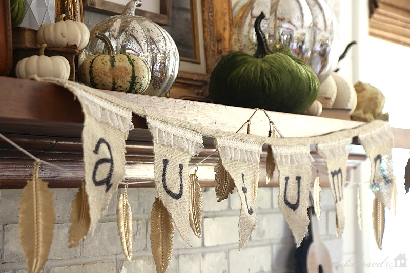 Fall Mantel 2016 | MyBlessedLife.net