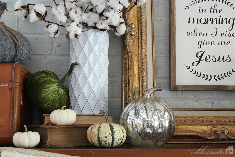 Fall Mantel 2016 | MyBlessedLife.net